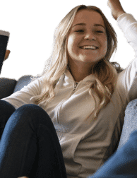 Laughing woman